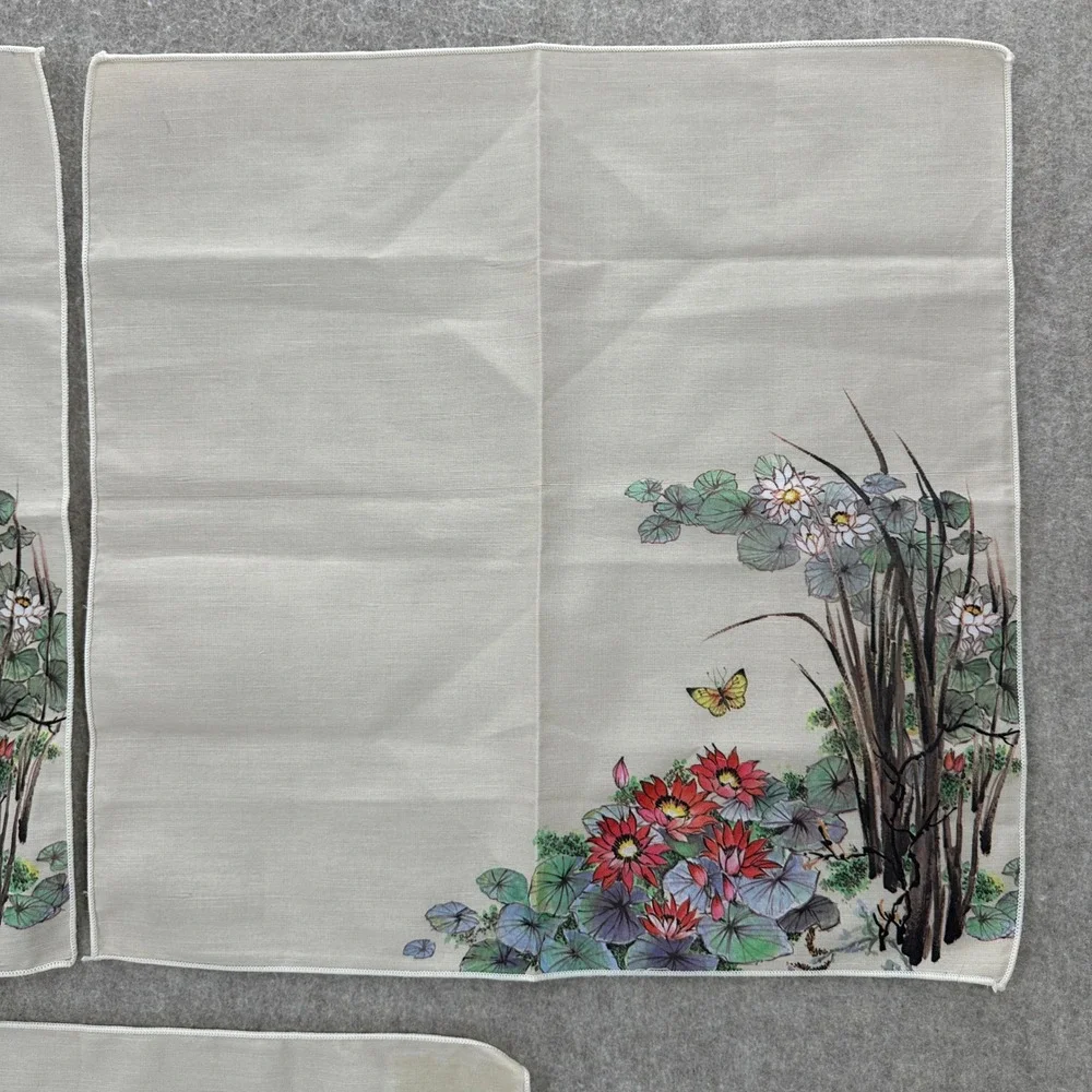 VTG Linen Napkin Set of 3 19